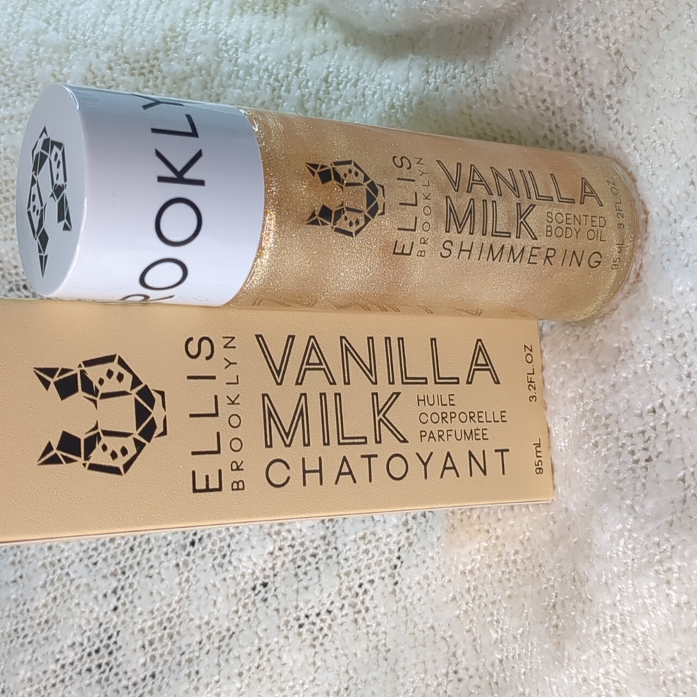 Ellis Brooklyn Vanilla Milk Shimmering Body Oil, 95ml/3.2fl oz